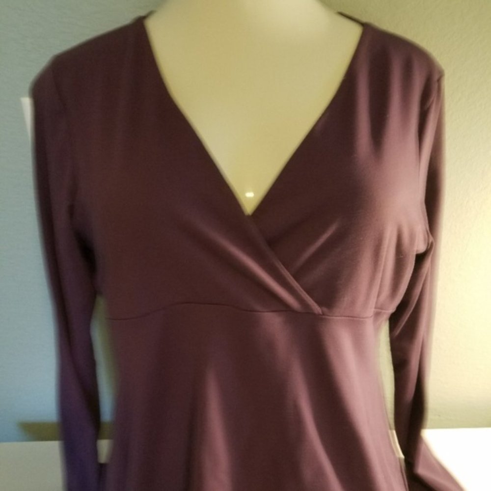 INC Surplice Top Purple Colored XL
